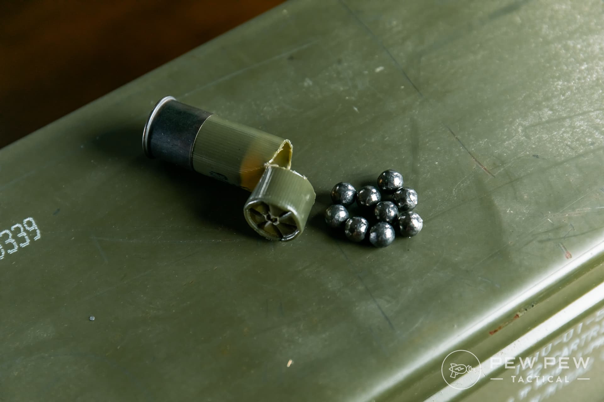 12ga 00 Buckshot, Opened