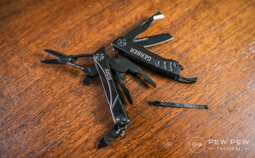 Gerber Dime Opened