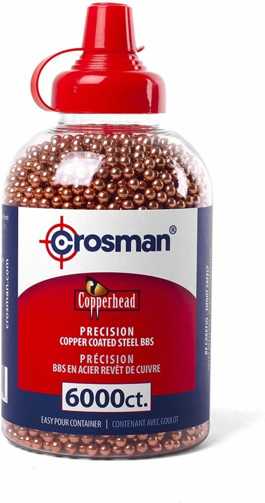Crosman 4.5mm Copper Coated BBs, 6,000 Count