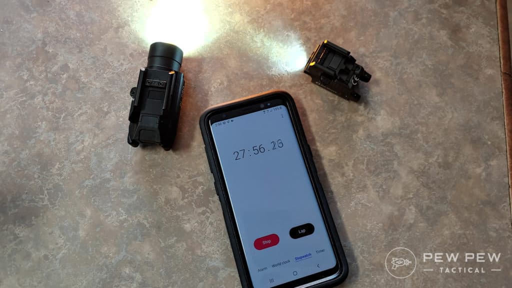Olight Lumen Test