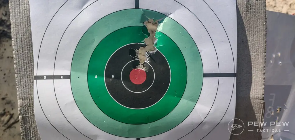 Patterning FliteControl at 15 yards