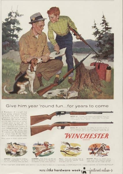 Winchester Ad 1958