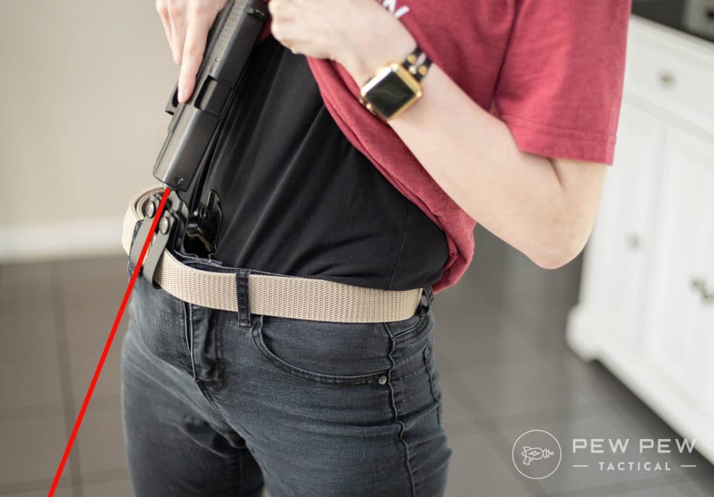 Concealed Carry AIWB Reholser with line