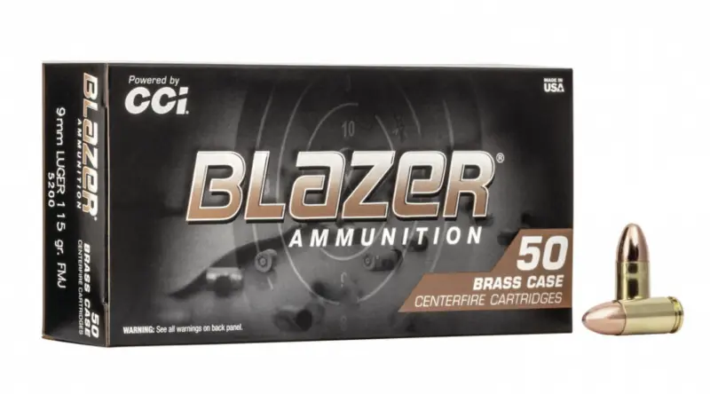 Blazer Brass 9mm 115gr (1000 Rounds)