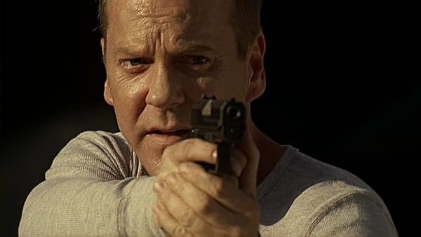 Jack Bauer aims his HK USP-C in "24" S6E04