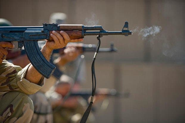 Iraqi Airmen AK-47