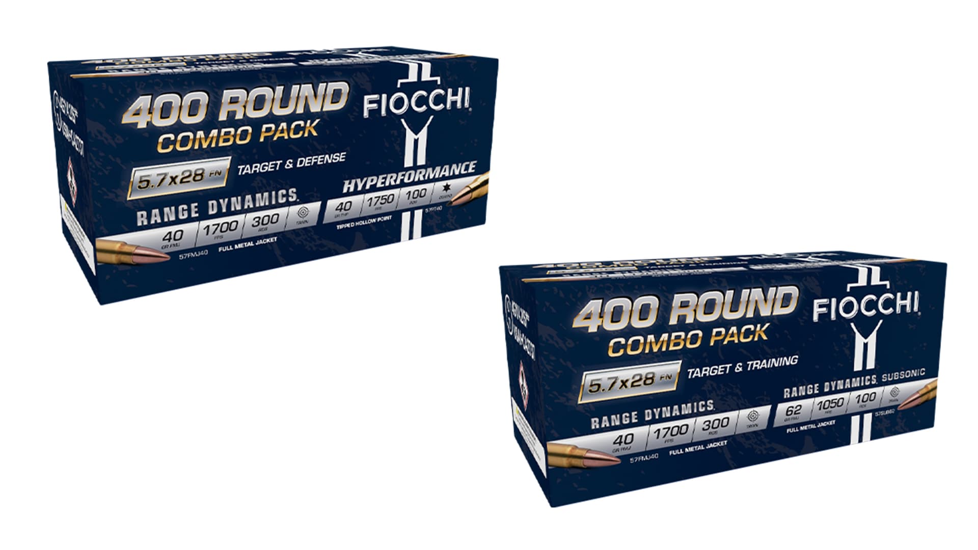 Fiocchi 5.7×28 Combo Packs