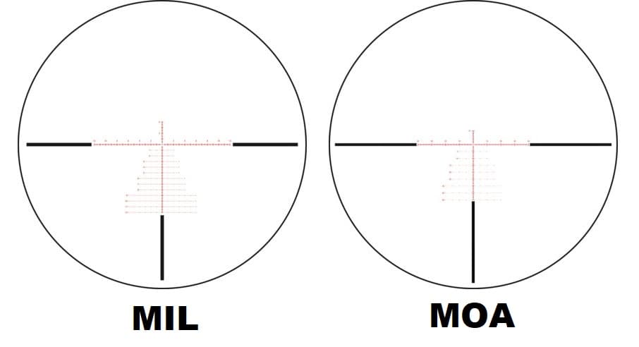 Trijicon Credo 2-10 Reticles