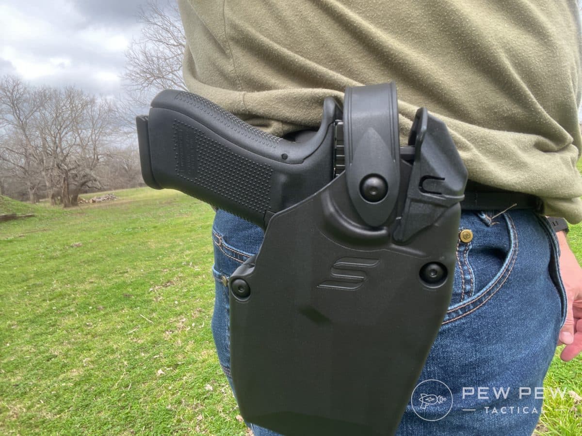 Aimpoint COA holstered
