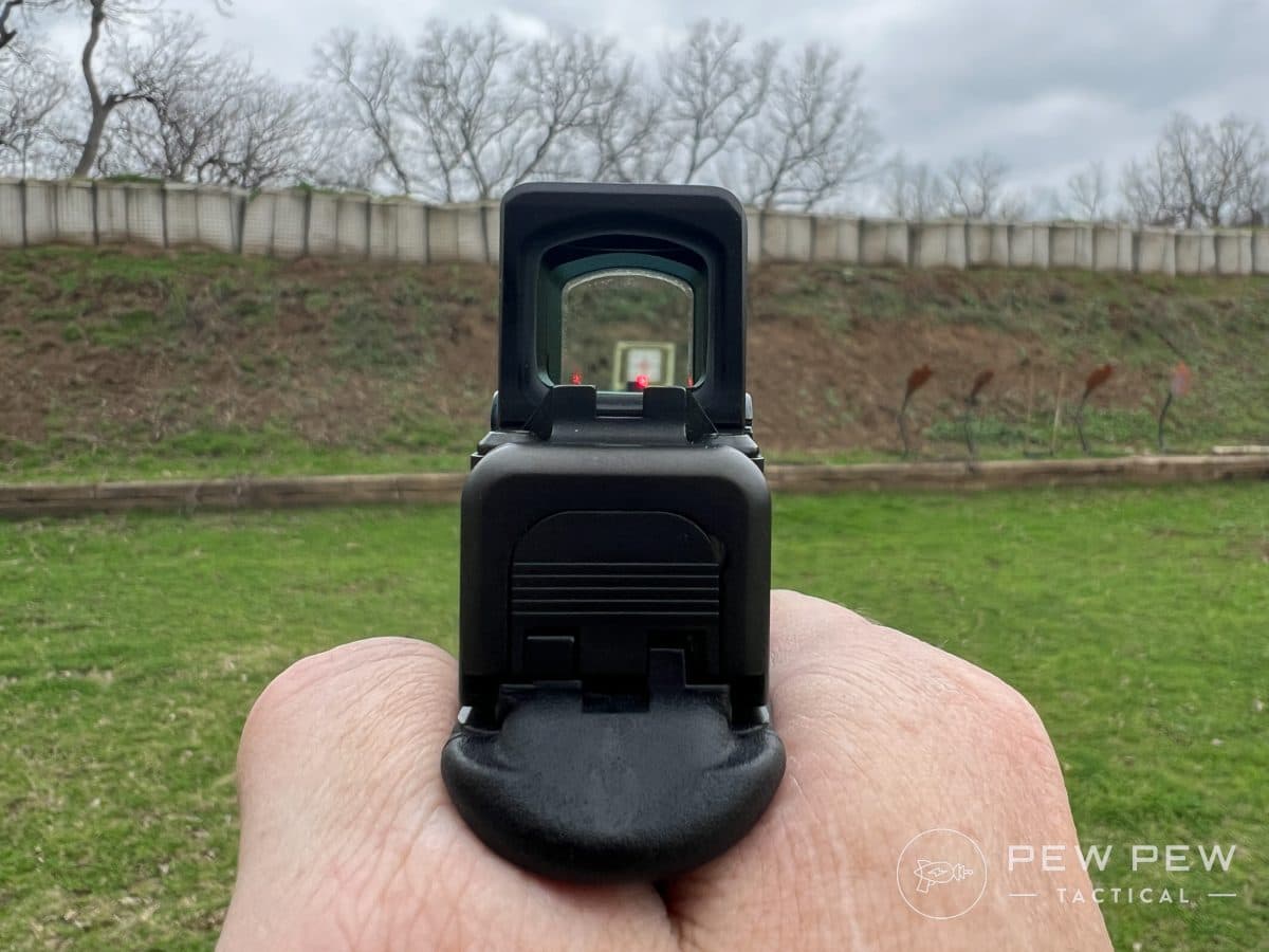 Aimpoint COA view through far