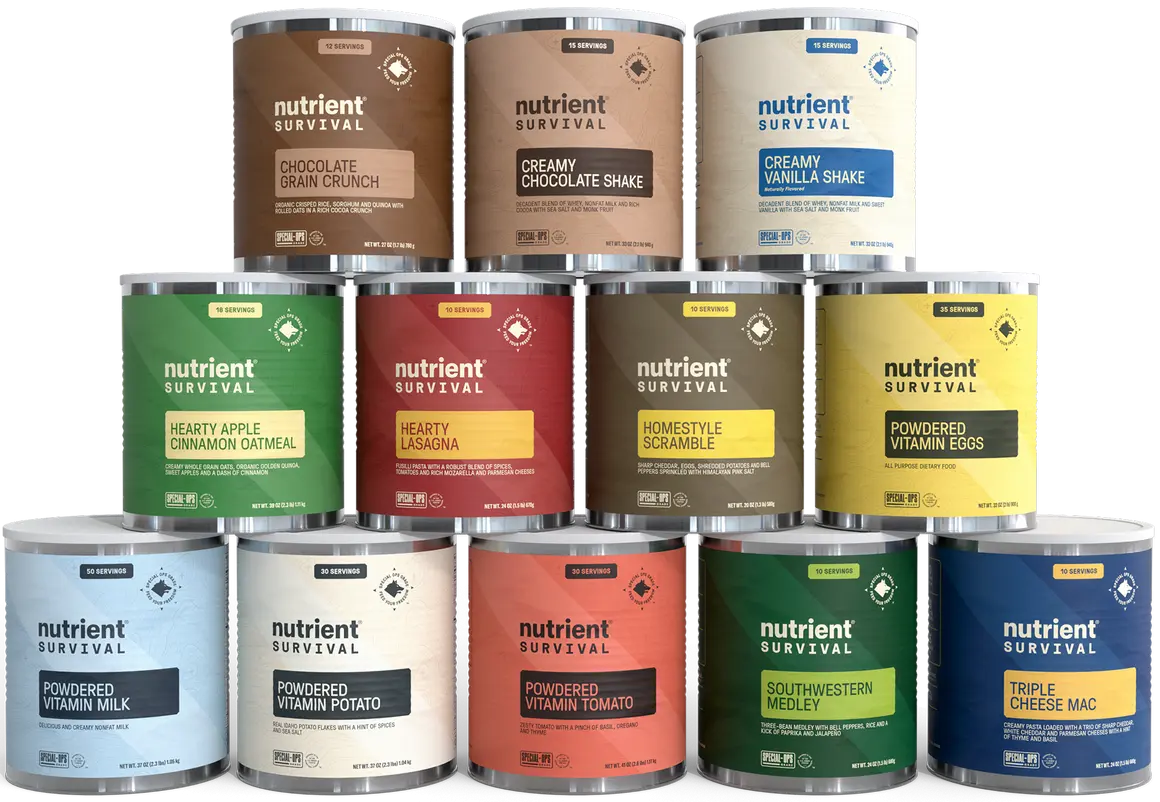 Nutrient Survival 30-Day Emergency Food Kit