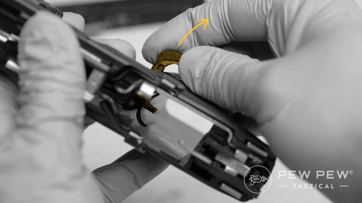 How to install a Glock extended magazine release