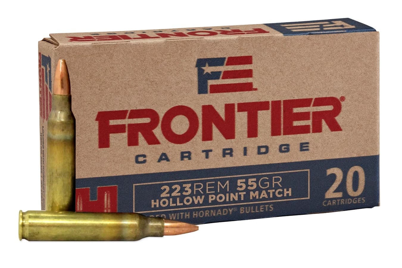 Hornady Frontier .223 Rem 55 GR Hollow Point Match, 20rds - $8.99