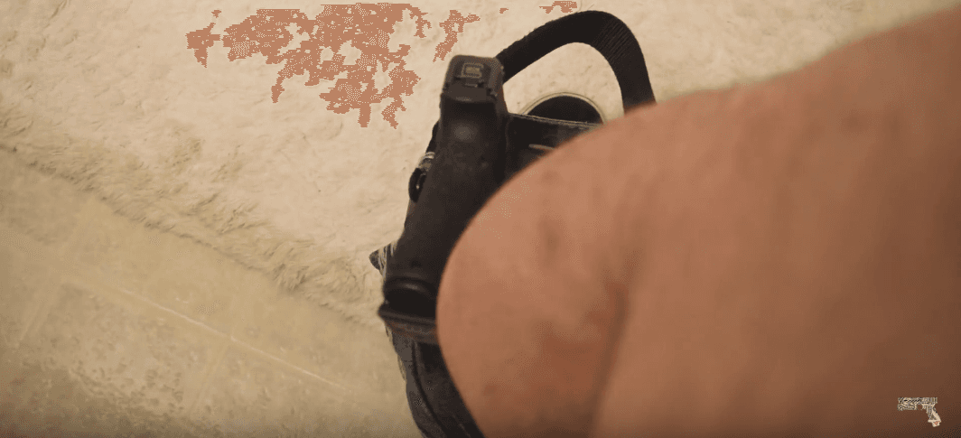 Concealed Carry Pants Down Holster to Side, Dave Moore