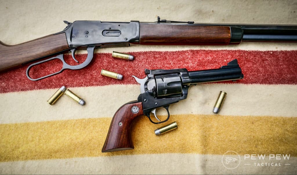 Winchester 94 & Ruger Blackhawk in 45 Colt - Original Pistol Caliber Carbine