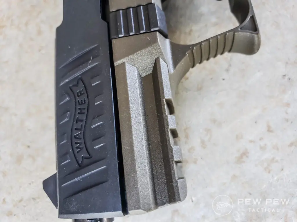 Walther P22 Slide and Under Rail
