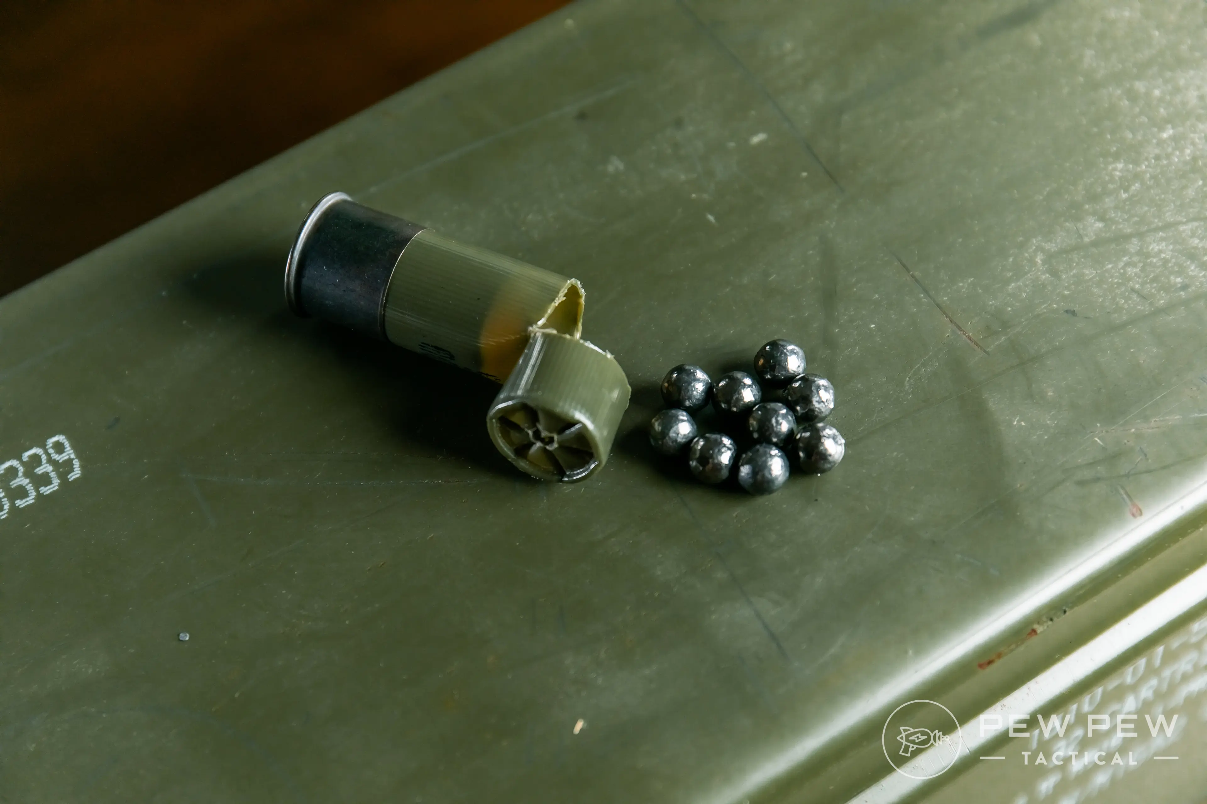 12ga 00 Buckshot, Opened