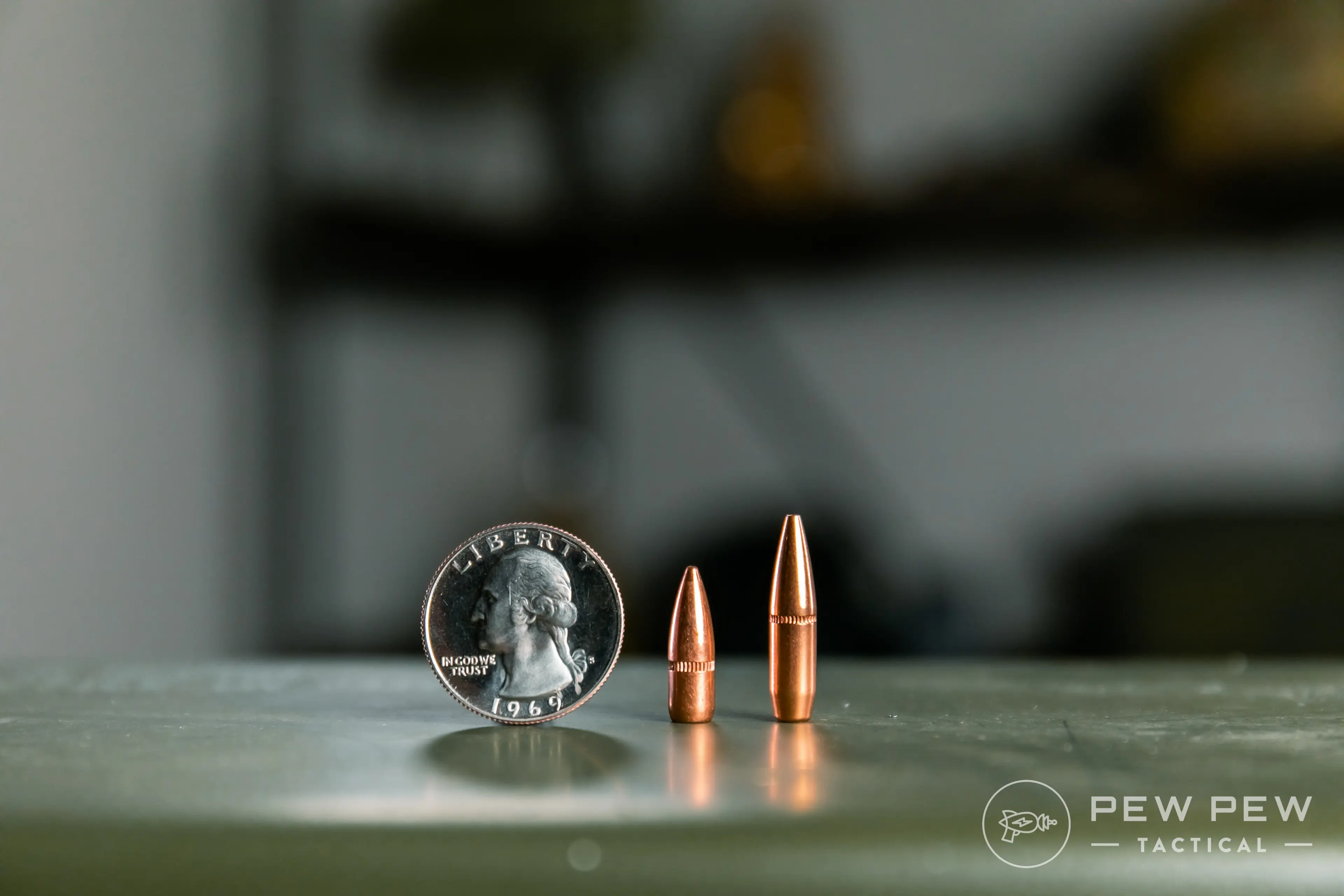 5.56 (55gr vs 77gr)