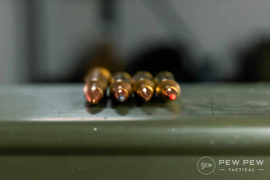 Different Bullet Tips (FMJ, Soft, Open, Ballistic)