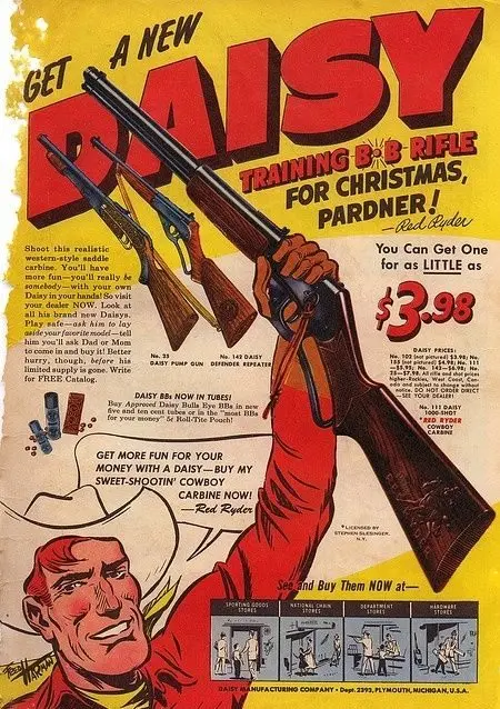 Vintage Red Ryder ad from the 1940s