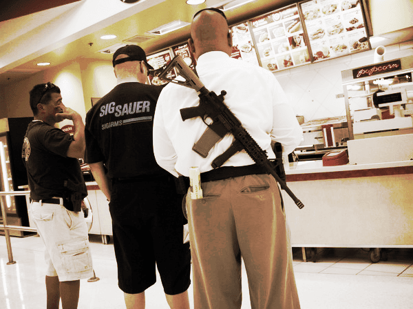 Fast food and fast guns--the American Way