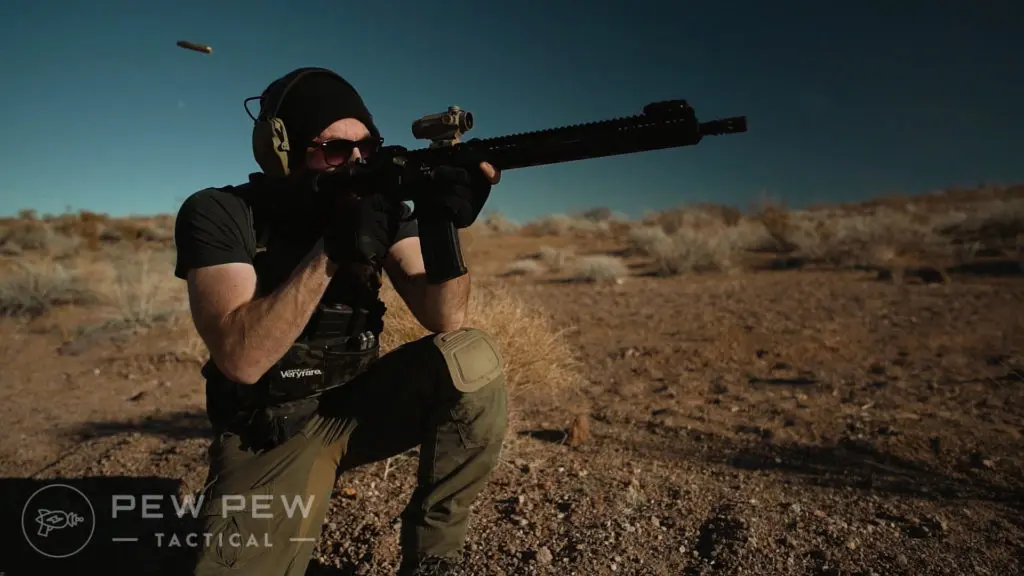 Primary Arms ACSS 1x Prism Fired While Kneeling