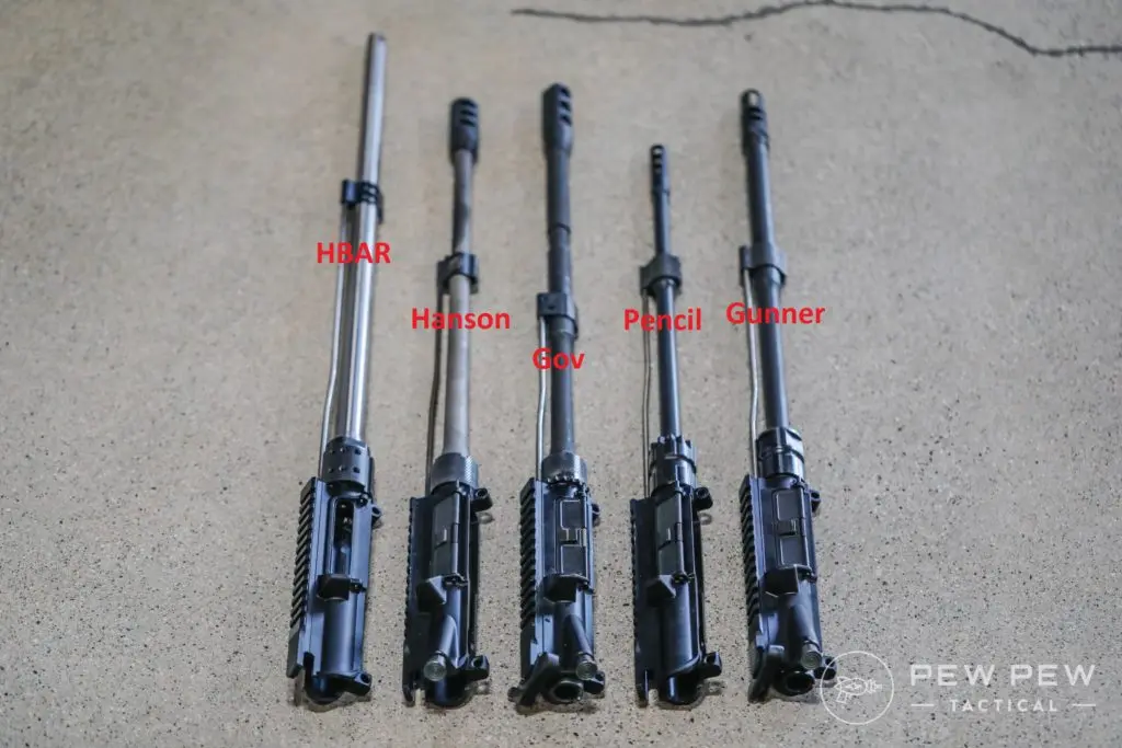 AR-15 Barrel Profiles