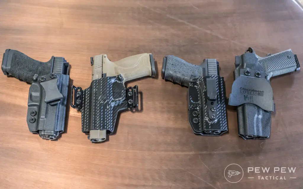 All Concealment Express Holster Attachment Styles