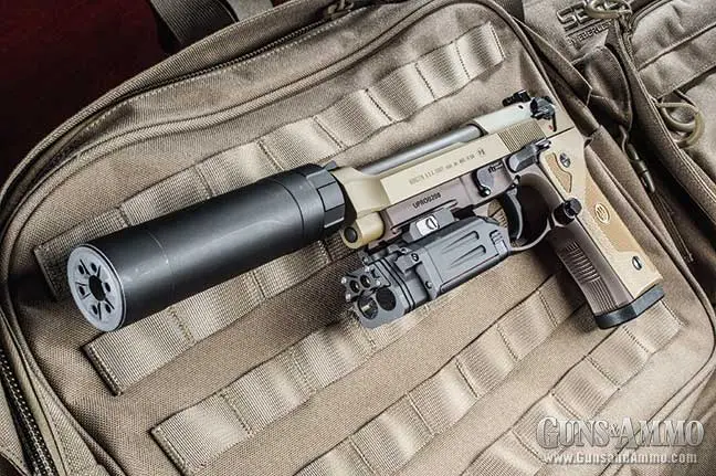 Beretta M9A3 with supressor