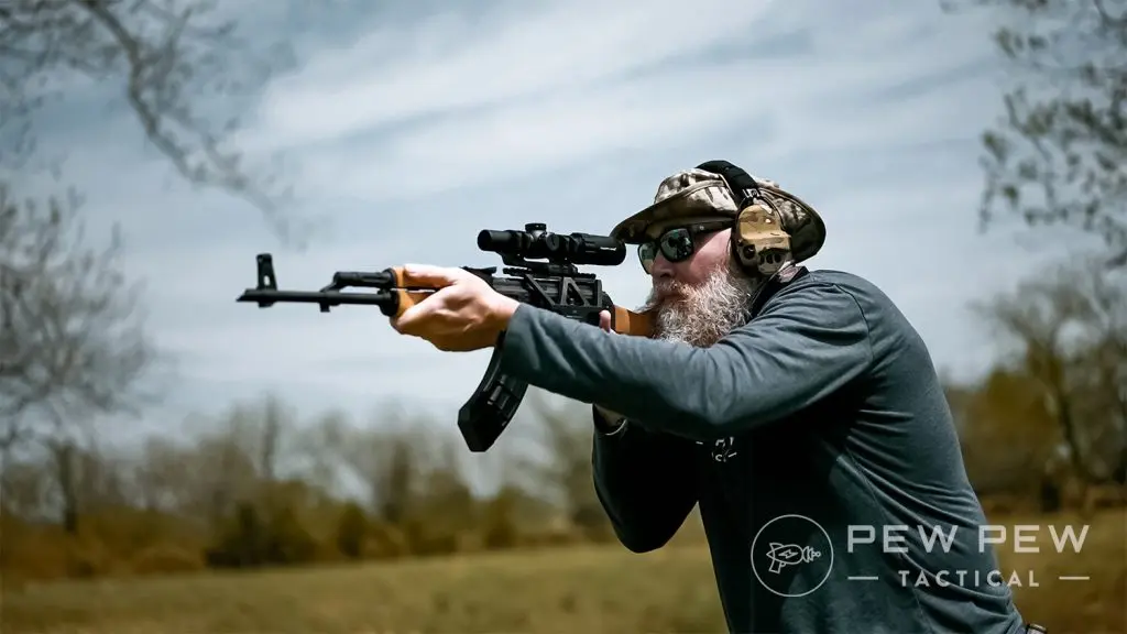 Century Arms WASR-10 shoot left