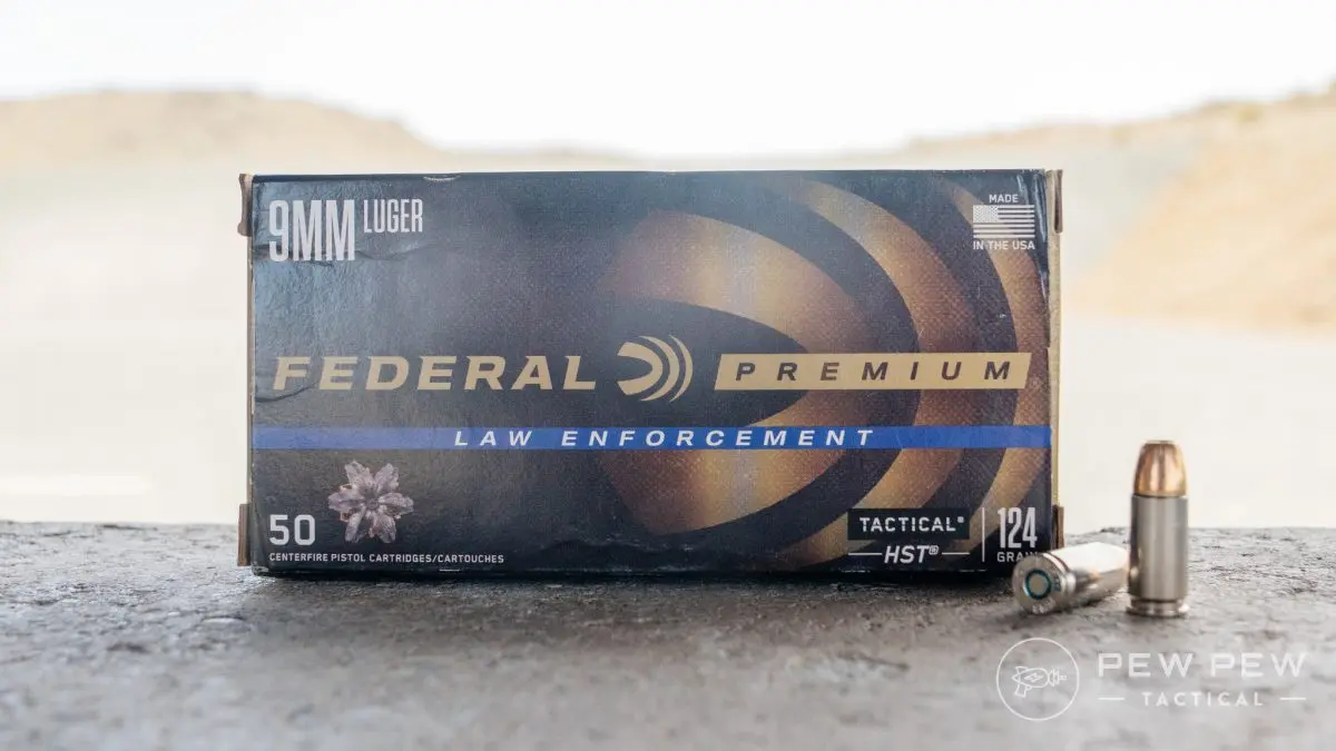 Federal HST 124gr 9mm ammo