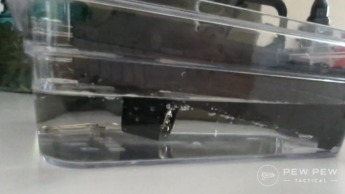 Osight SE submerged in water