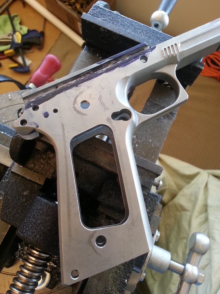 Post Thumbnail Image for post: 1911 80% Tactical Machining Build, Part 7: Sear & Hammer Pin Holes