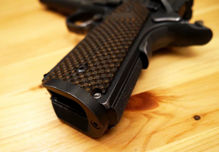 1911 Extended Magwell and VZ Gunner Grip