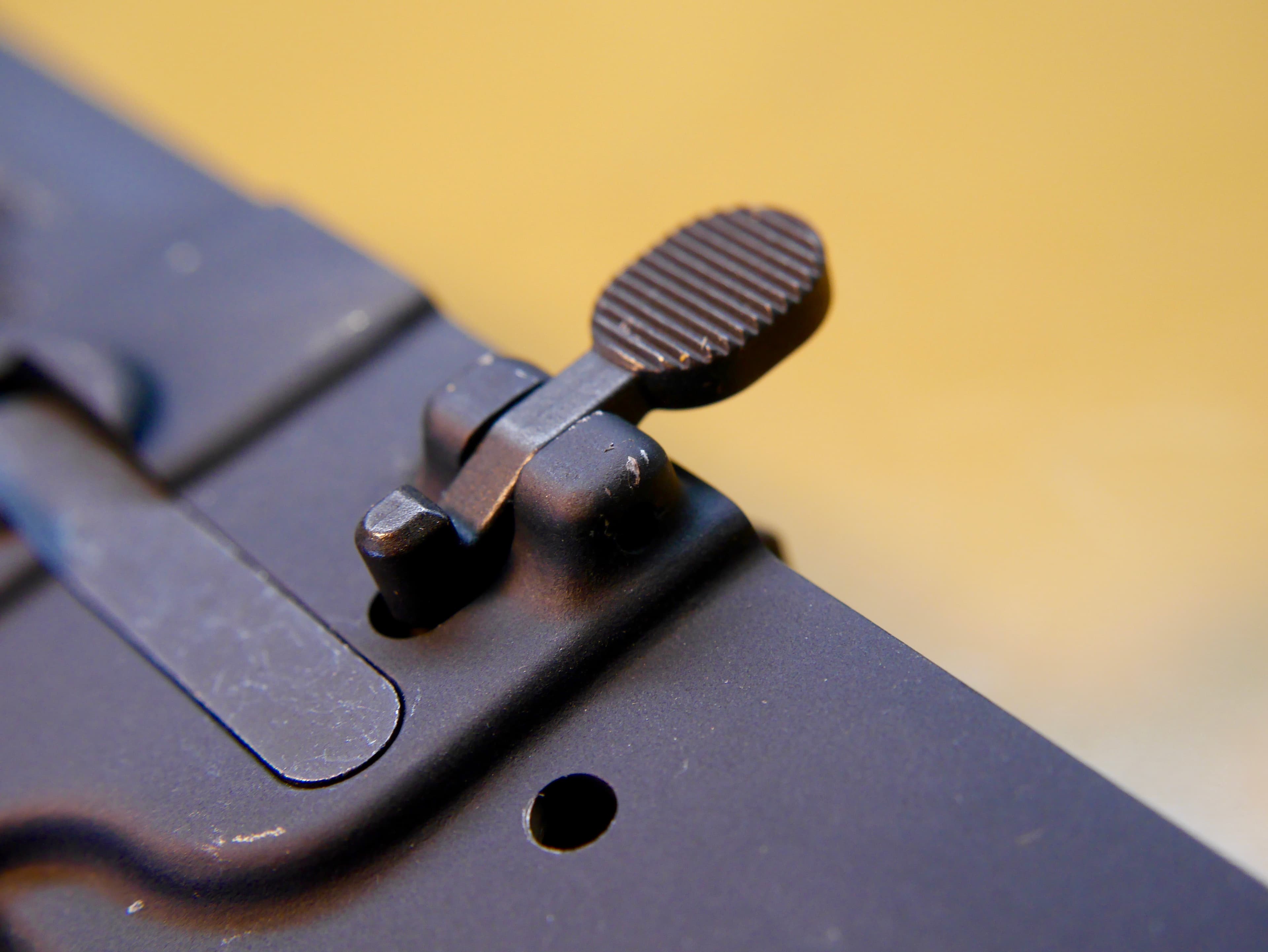 Installed Bolt Catch Pin