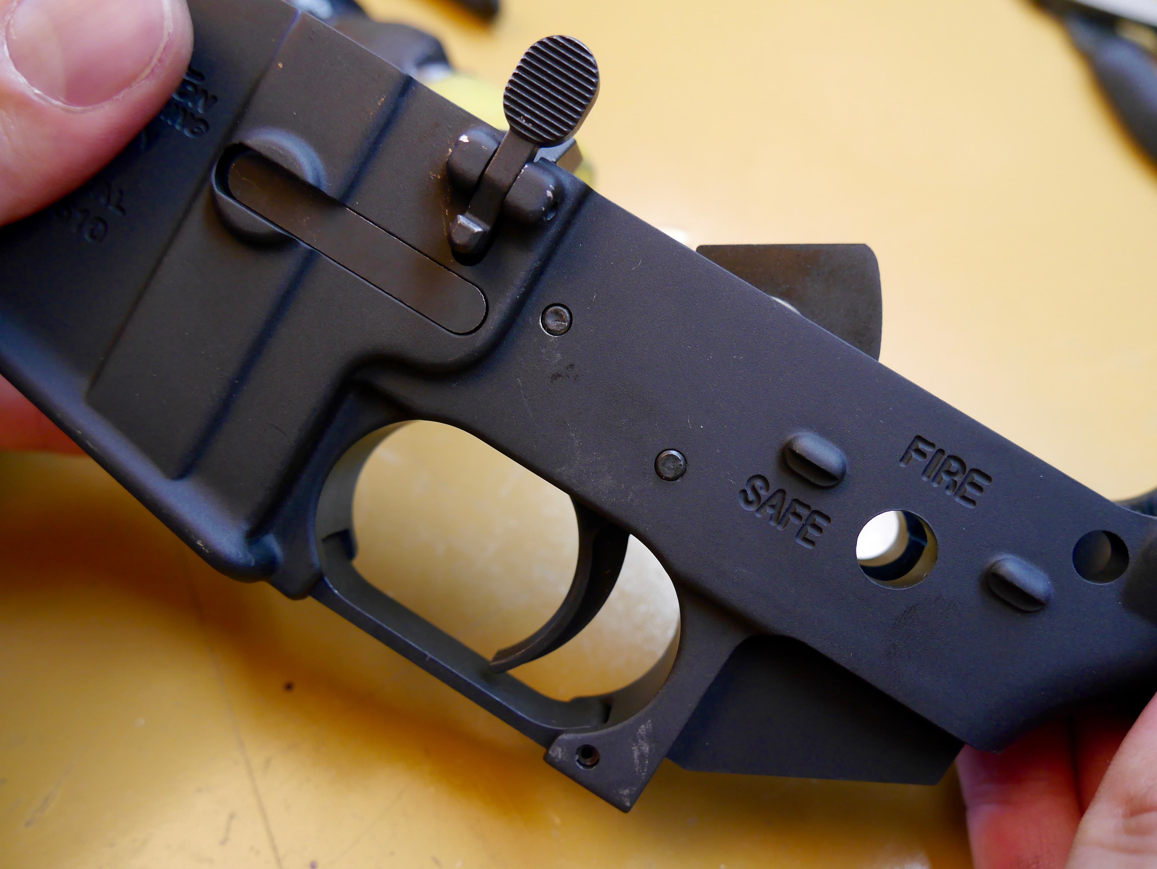 Installed Trigger Hammer Cocked