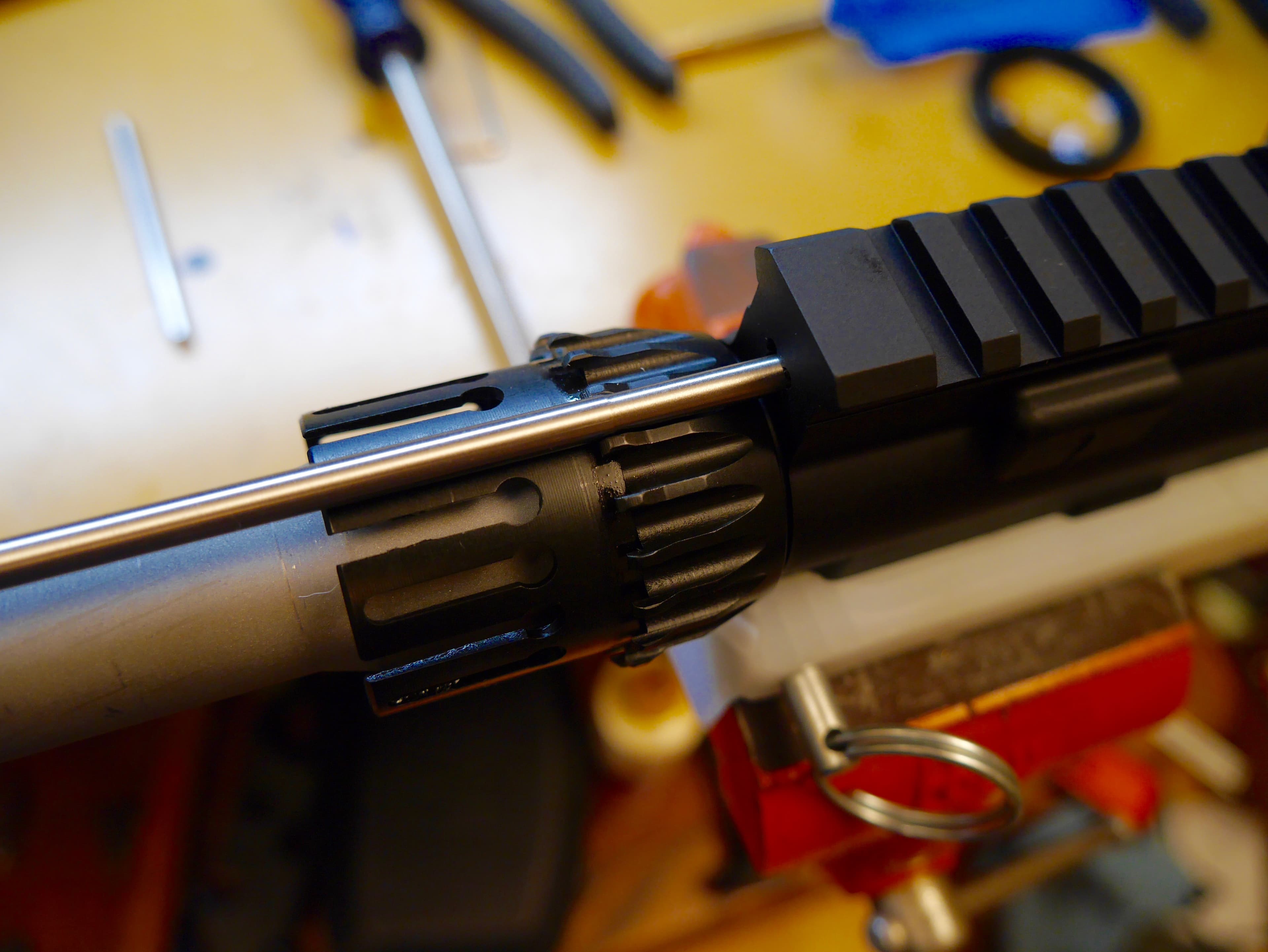 Fitting the Gas Tube