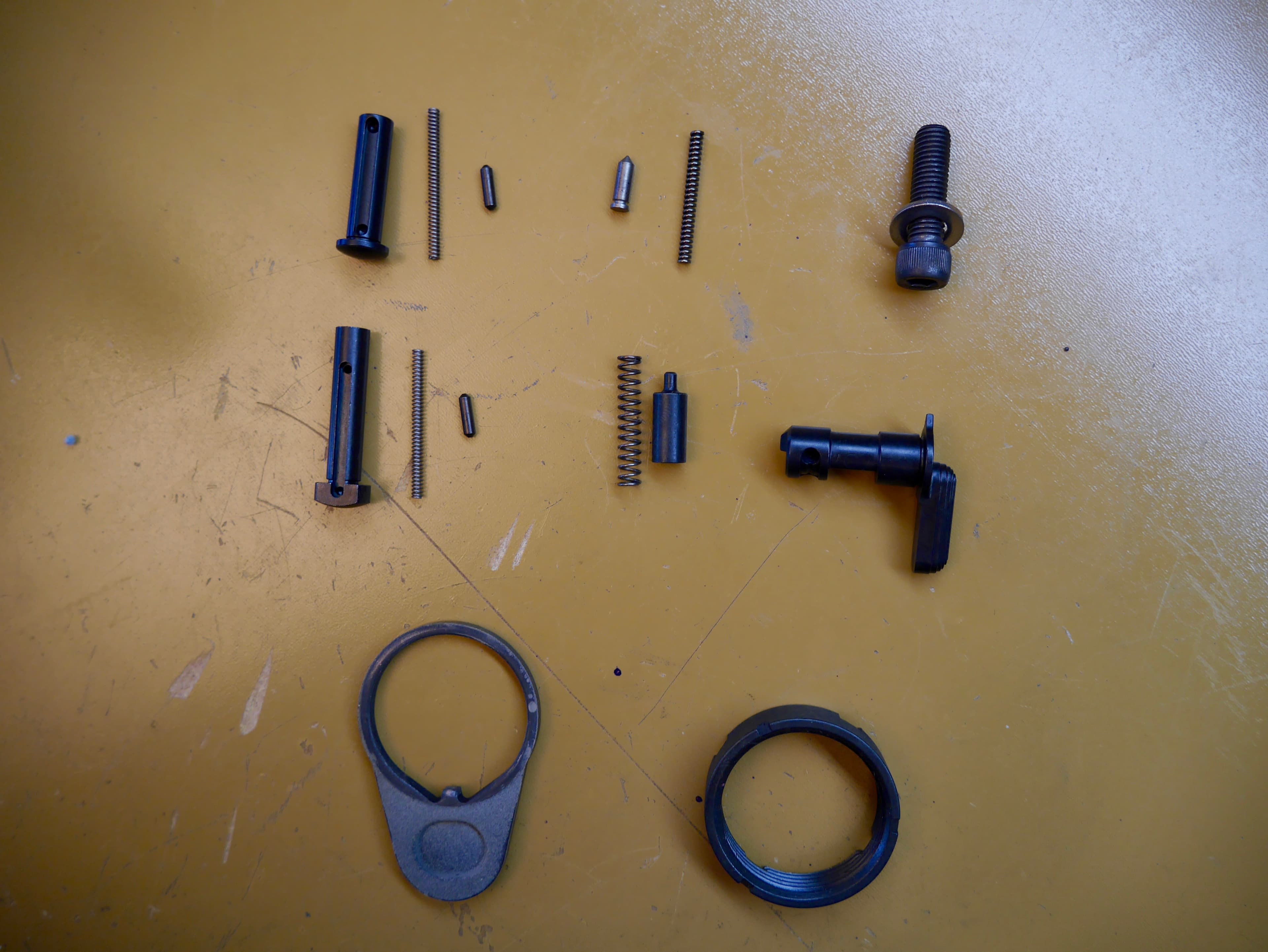 Safety, Takedown Pins, Grip, Receiver Extension