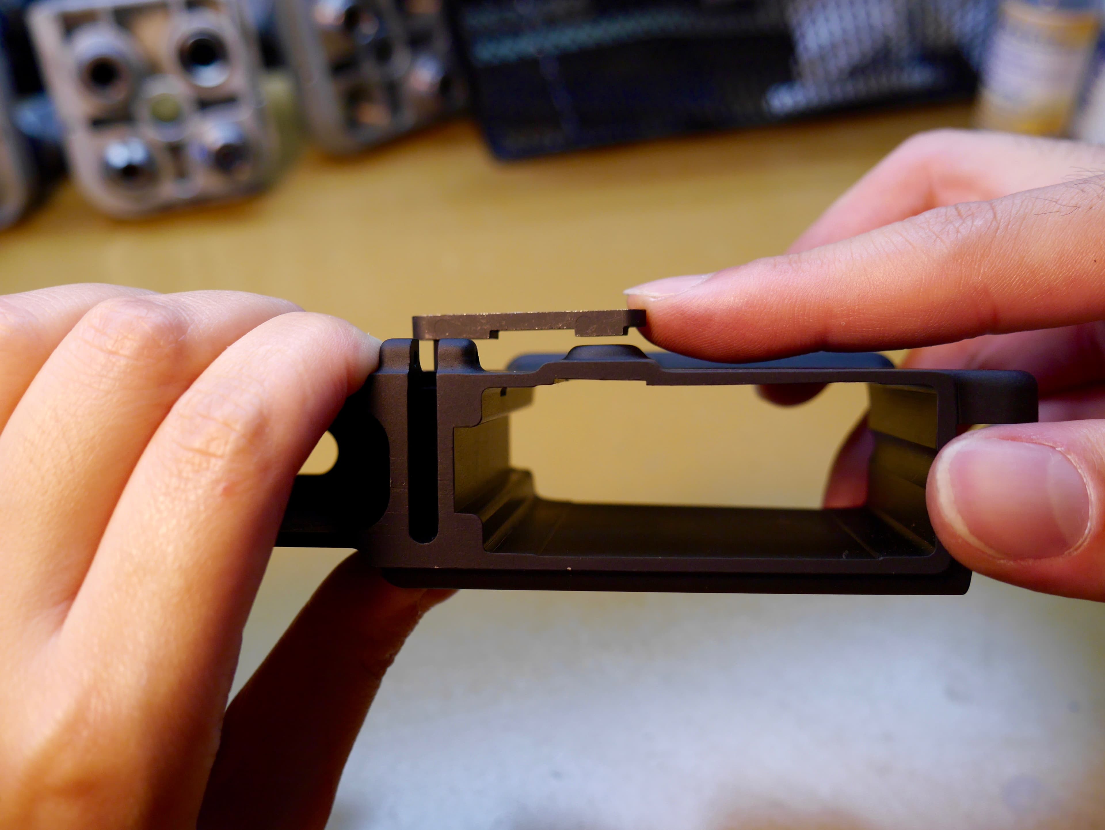 Gap Between Magazine Catch and Receiver