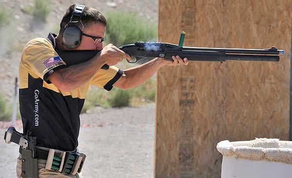 competition shooting shotgun