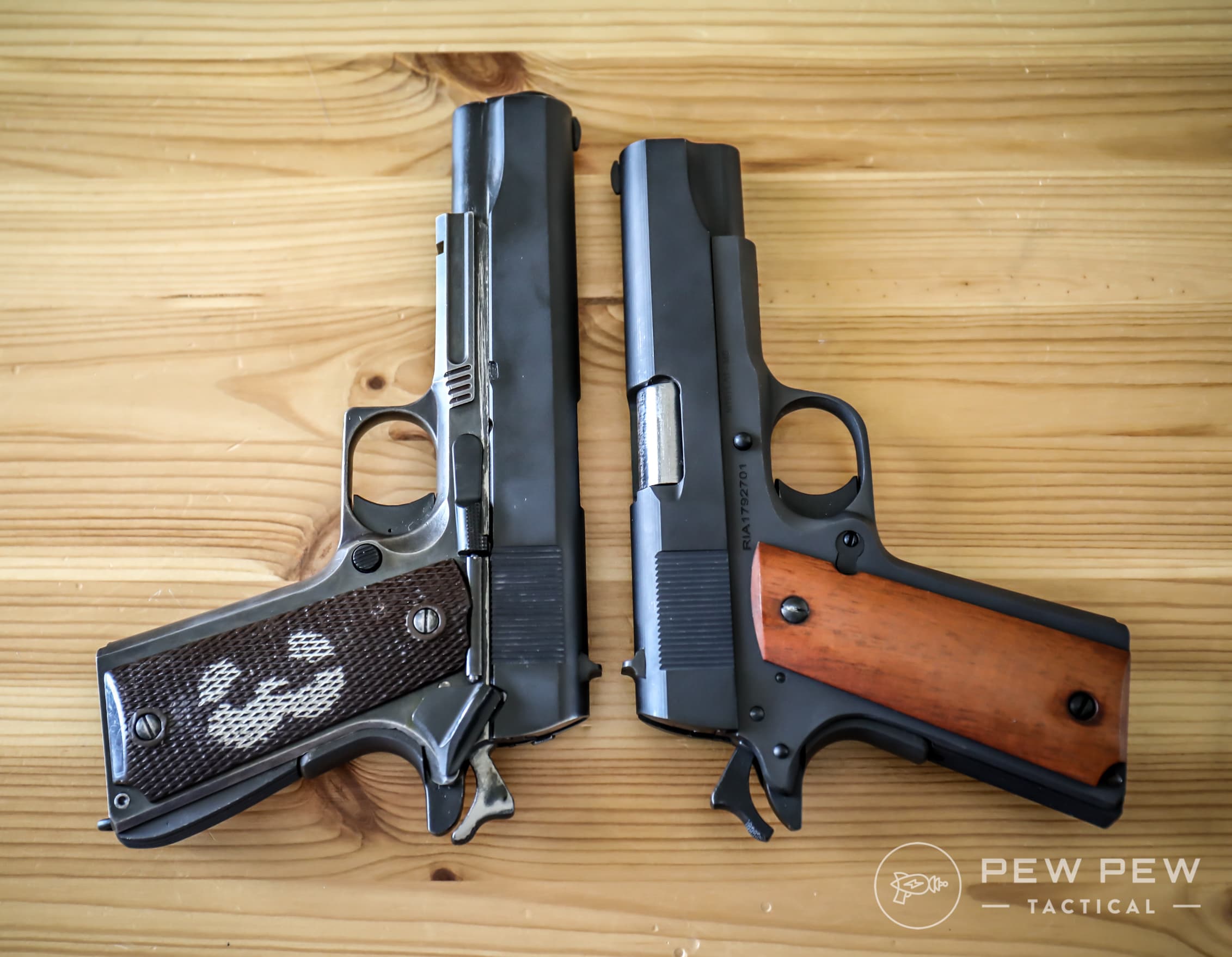Rock Island Midsize 1911 vs Fullsize