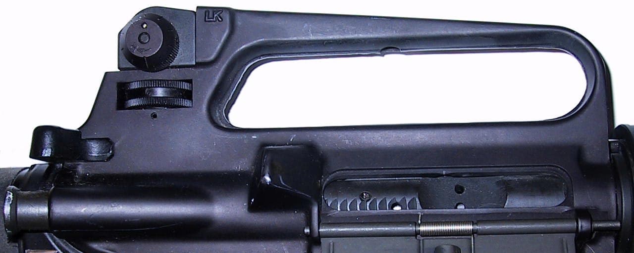 M16A2 Upper Close Up