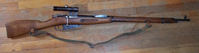 Hungarian M/52 with PU 3.5× Scope.