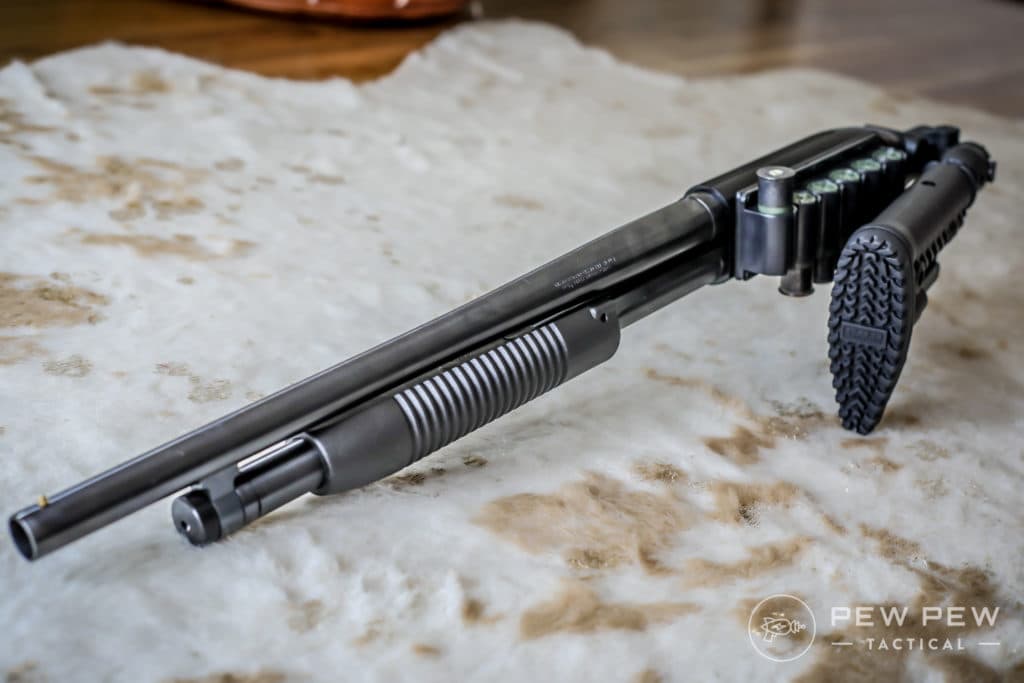 Maverick 88 with Folded FAB Defense Stock