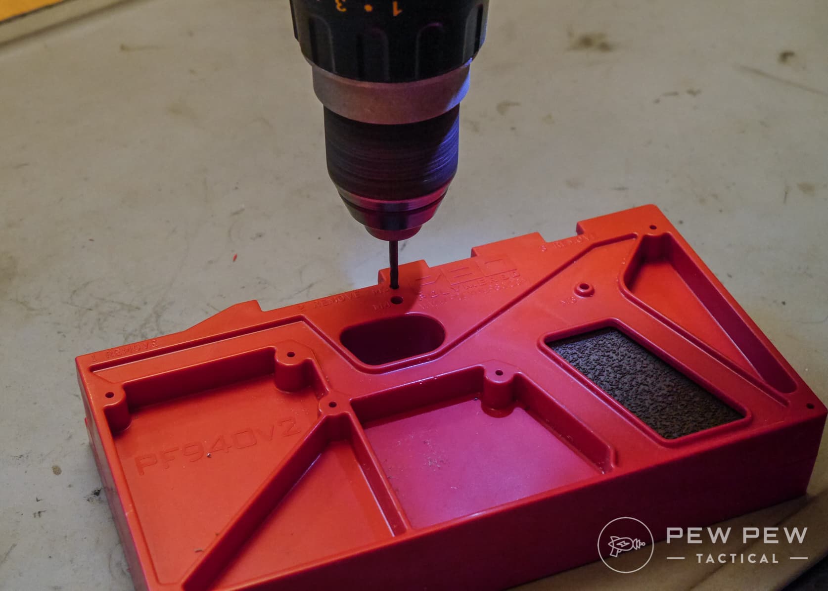 Drilling Polymer80 Holes