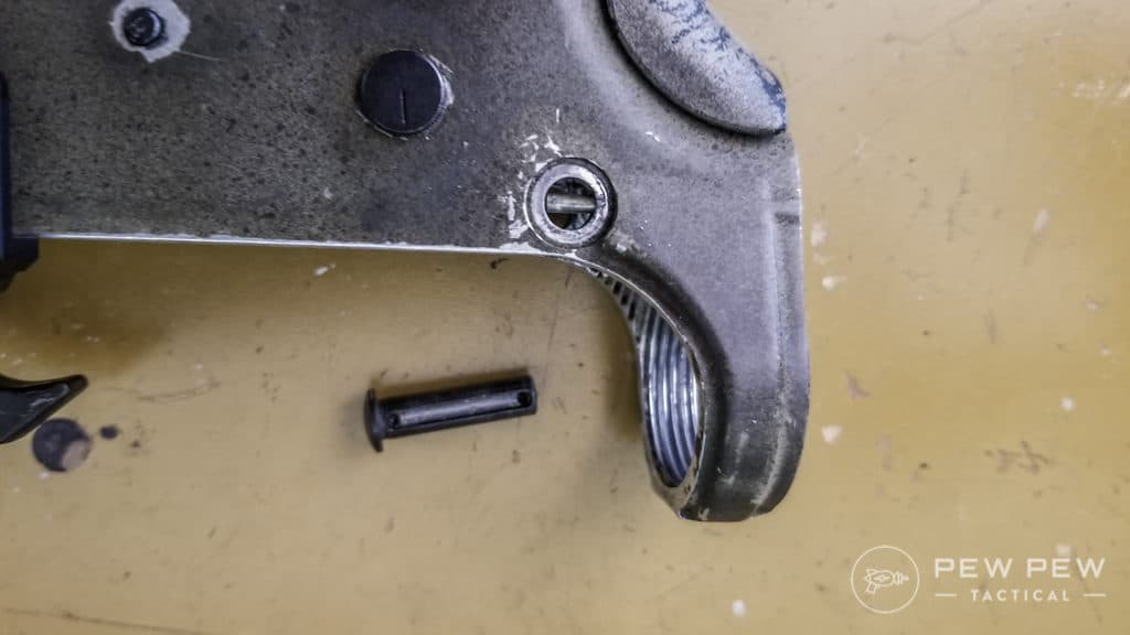 Rear Detent and Takedown Pin