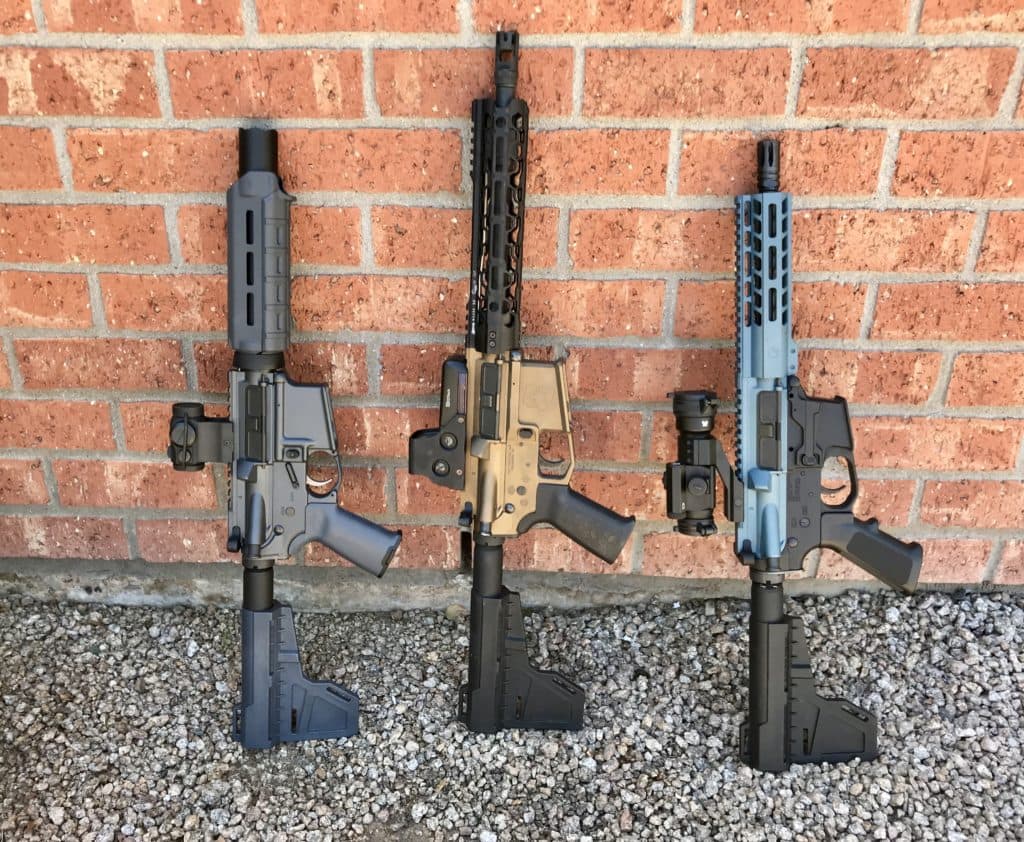 Three AR-Pistols