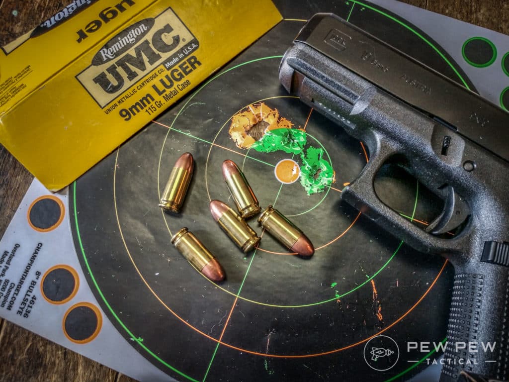 Glock G19 and Target