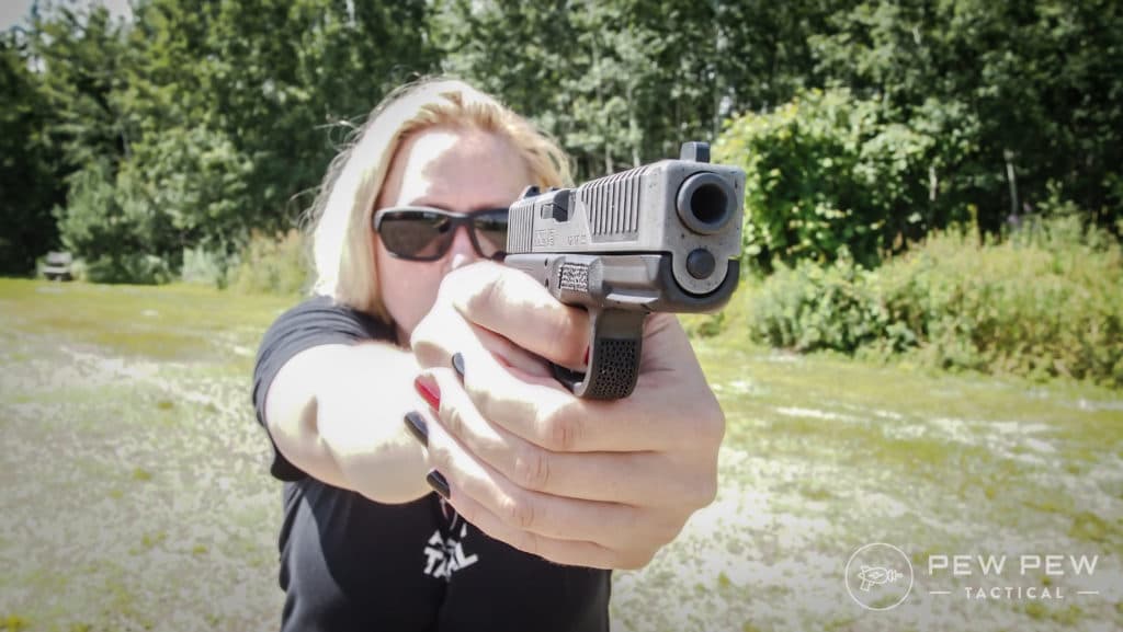 Kat Shooting Glock