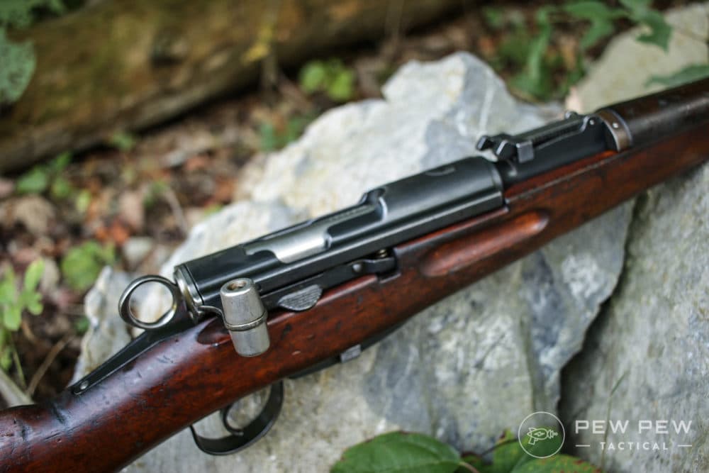 K31 darker wood, older rifle